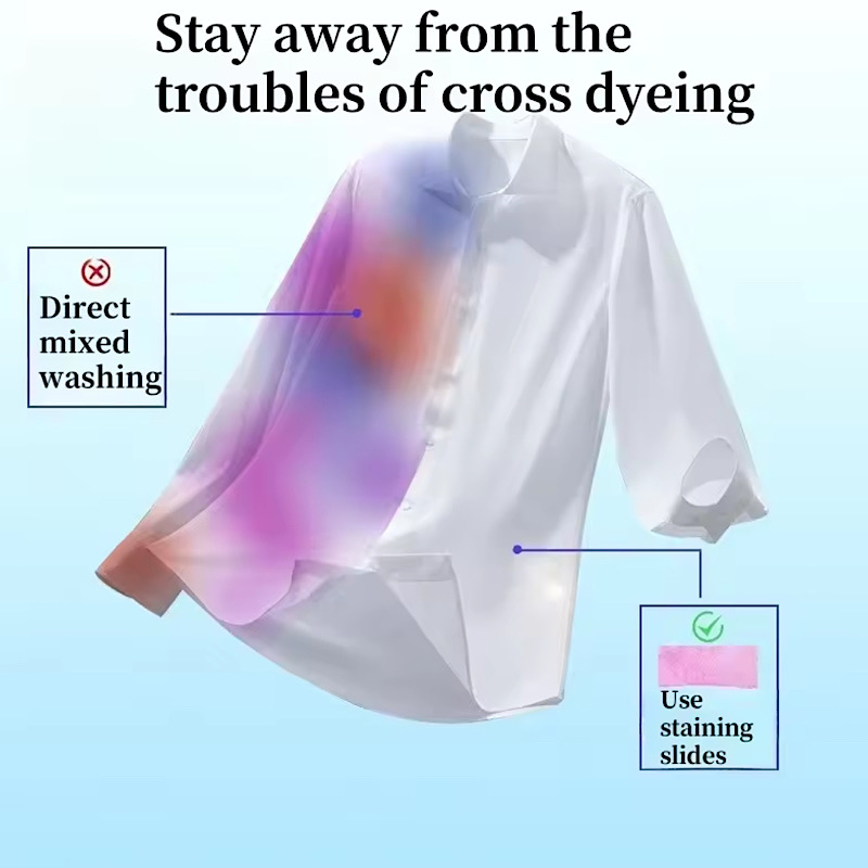 پد جذب کننده رنگ شستشوی لباس بسته 50 عددی