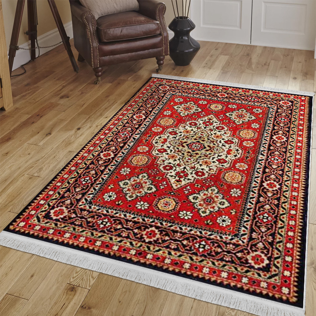 فرش مخمل نادی طرح سنتی کد o125